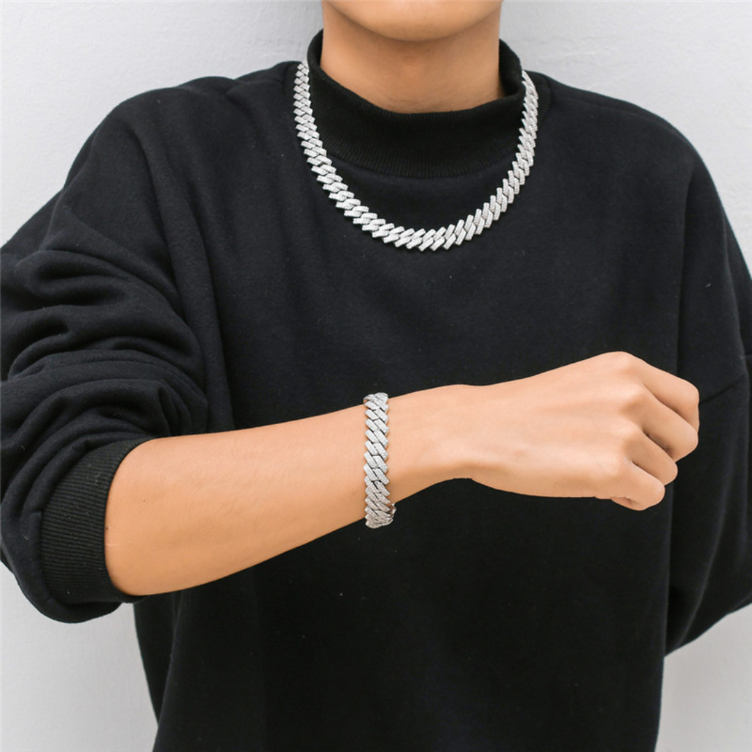 cuban diamond chain