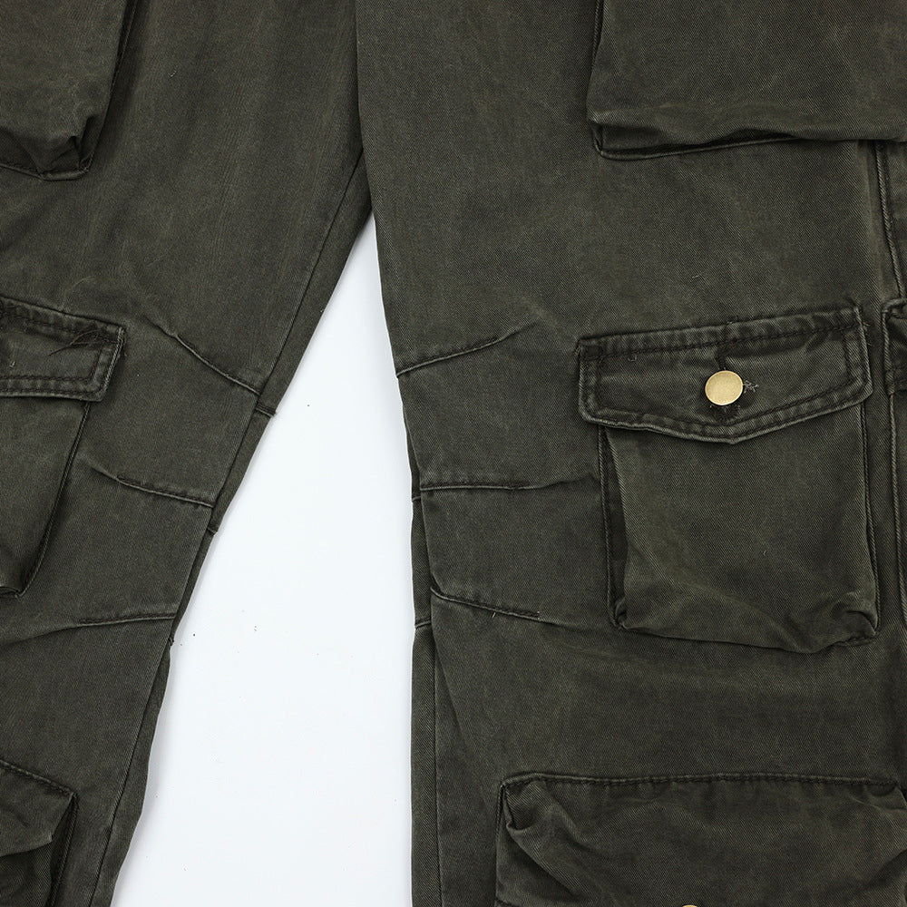 Jean Stylish Multi Grey/Green